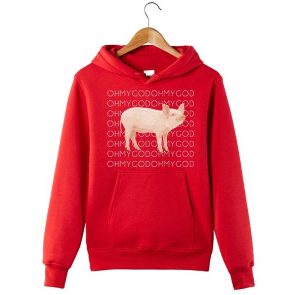 oh my god pig printed hoodie 2019 fashion spring funny graphic sweatshirt youth hooded pullover s-4xl, Black 
oh my god pig printed hoodie 2019 fashion spring funny graphic sweatshirt youth hooded pullover s-4xl, Black