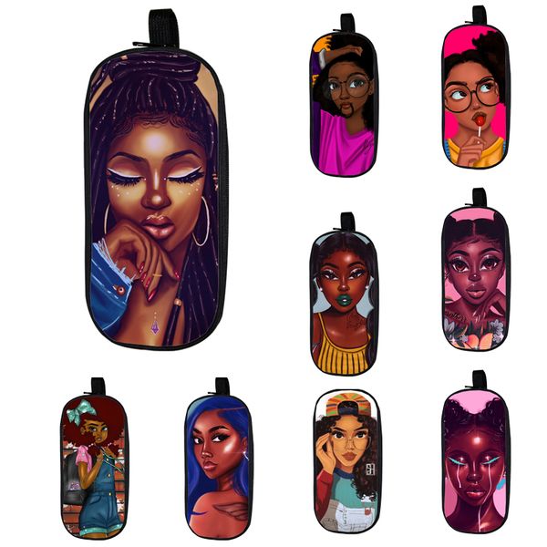 cartoon student pencil case 20 design kids big capacity afro cartoon girls stationery storage bag kids zipper pencil bag 06, White
cartoon student pencil case 20 design kids big capacity afro cartoon girls stationery storage bag kids zipper pencil bag 06, White