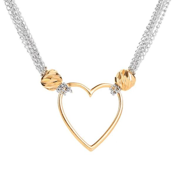 new multi-chain heart choker necklaces for women girl simple design necklace jewelry daily wear necklace female jewelry, Silver
new multi-chain heart choker necklaces for women girl simple design necklace jewelry daily wear necklace female jewelry, Silver