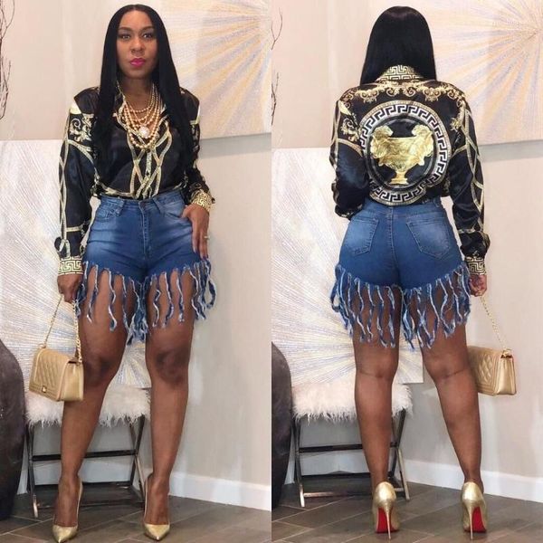 designer vintage shorts jeans female skinny pants summer women short tassel jeans high waist jeans fashion, Blue
designer vintage shorts jeans female skinny pants summer women short tassel jeans high waist jeans fashion, Blue