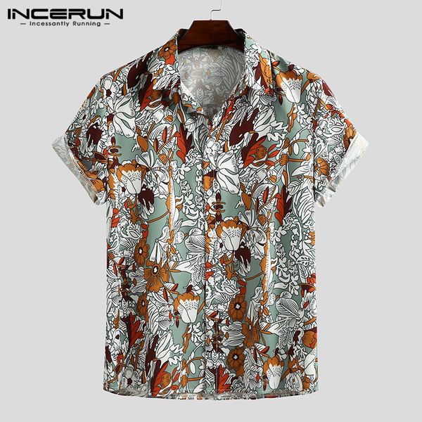 men's casual shirts 2021 men shirt printed summer short sleeve breathable vacation lapel streetwear fashion hawaiian incerun 7, White;black
men's casual shirts 2021 men shirt printed summer short sleeve breathable vacation lapel streetwear fashion hawaiian incerun 7, White;black