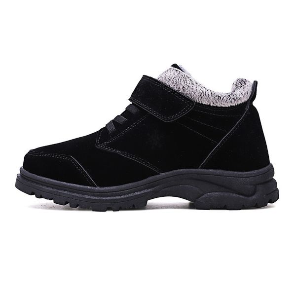 2019 new high winter warm snow boots plus cotton shoes non-slip men work boots comfortable soft safety men's army, Black
2019 new high winter warm snow boots plus cotton shoes non-slip men work boots comfortable soft safety men's army, Black
