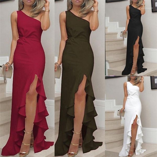 ruffle split dresses fashion womens sleeveless dress designer womens party dress luxury sexy, White;black
ruffle split dresses fashion womens sleeveless dress designer womens party dress luxury sexy, White;black