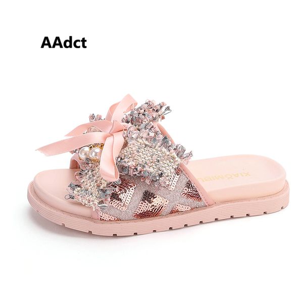aadct 2020 summer girls slippers new fashion princess little kids slippers for girls brand children home shoes sequins pearl, Black;grey
aadct 2020 summer girls slippers new fashion princess little kids slippers for girls brand children home shoes sequins pearl, Black;grey