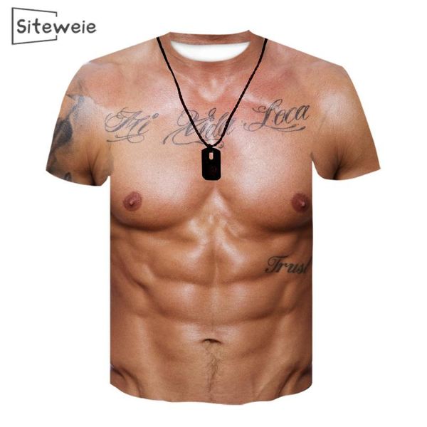 men's t-shirts siteweie fashion strong boy 3d muscle t shirt o-neck short sleeve men tee summer casual streetwear l104, White;black
men's t-shirts siteweie fashion strong boy 3d muscle t shirt o-neck short sleeve men tee summer casual streetwear l104, White;black