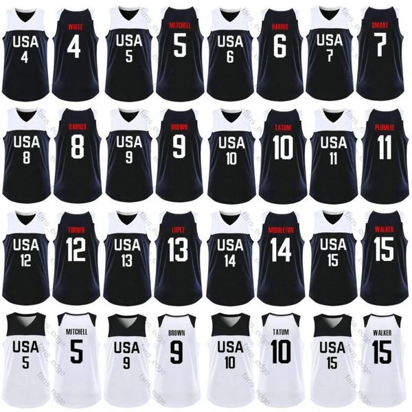 2019 world cup usa team basketball 4 derrick white 7 marcus smart 8 harrison barnes 11 mason plumlee 12 myles turner 13 brook lopez jersey, Black
2019 world cup usa team basketball 4 derrick white 7 marcus smart 8 harrison barnes 11 mason plumlee 12 myles turner 13 brook lopez jersey, Black
