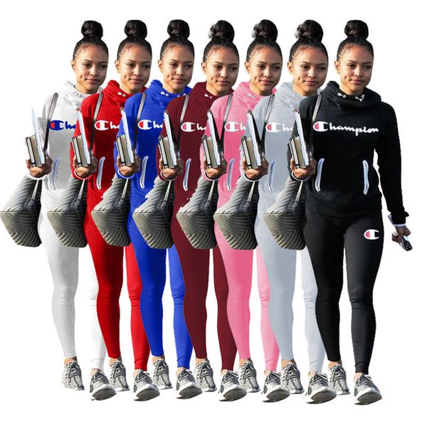 champion letters women tracksuit heap collar hoodies and pants leggings 2 piece outfits sweatshirts bodysuit spring fall sports suit c8102, White
champion letters women tracksuit heap collar hoodies and pants leggings 2 piece outfits sweatshirts bodysuit spring fall sports suit c8102, White