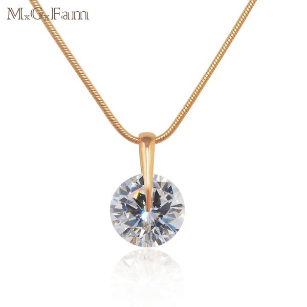 mgfam (special price) single round cz pendants necklace for women classic style gold color aaa+ cubic zirconia 45cm snake chain, Silver
mgfam (special price) single round cz pendants necklace for women classic style gold color aaa+ cubic zirconia 45cm snake chain, Silver
