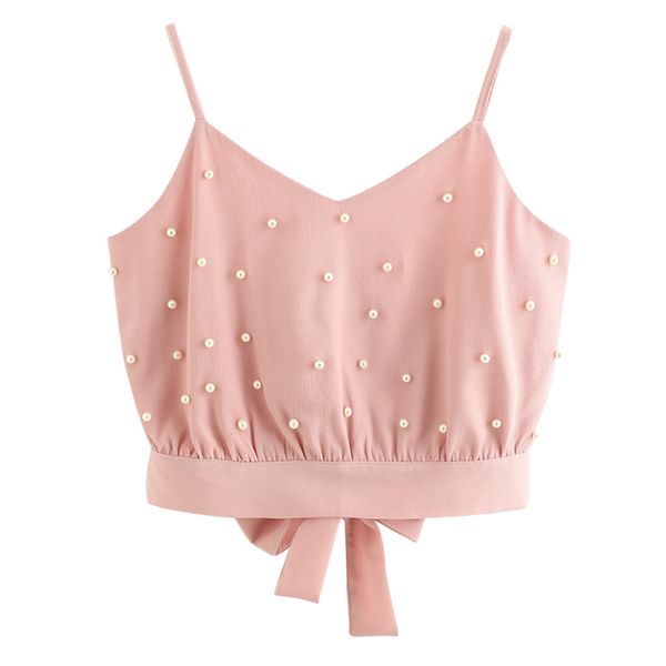 summer female crop female camisola fashion womens vest chiffon bowknot sleeveless solid pearl beading camis, White
summer female crop female camisola fashion womens vest chiffon bowknot sleeveless solid pearl beading camis, White
