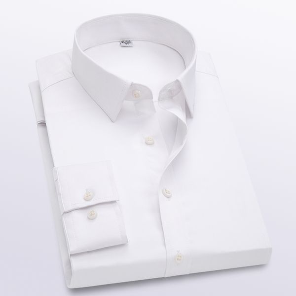 men's casual shirts solid long sleeve slim fit comfortable shirt mens business oxford dress work wear shi tm005, White;black
men's casual shirts solid long sleeve slim fit comfortable shirt mens business oxford dress work wear shi tm005, White;black