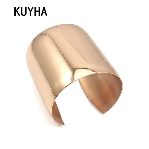 fashion geometric wide metal bracelet for women men round punk famous classic jewelry accessories, White
fashion geometric wide metal bracelet for women men round punk famous classic jewelry accessories, White