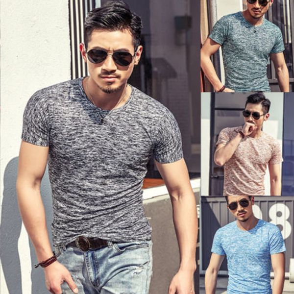 2018 новое поступление летние мужские slim fit o шеи с коротким рукавом мышцы футболки повседневная slub хлопок футболки топы 4 цвета мода, White;black
2018 новое поступление летние мужские slim fit o шеи с коротким рукавом мышцы футболки повседневная slub хлопок футболки топы 4 цвета мода, White;black