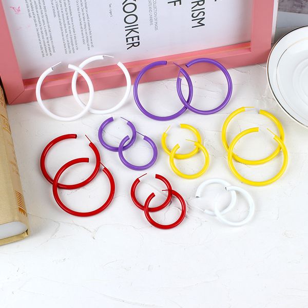 hoop & huggie alloy dangle big circle earrings women ear clip large round girls jewelry statement accessories brincos, Golden;silver
hoop & huggie alloy dangle big circle earrings women ear clip large round girls jewelry statement accessories brincos, Golden;silver