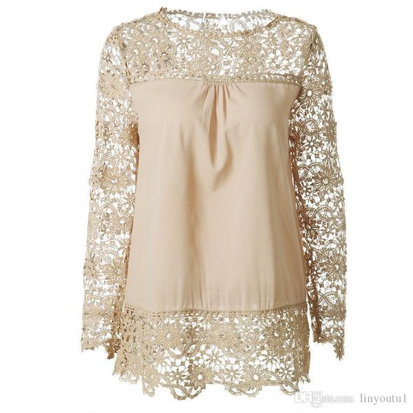 2020 chiffon lace blouse shirt plus size 6xl 7xl embroidery patchwork women casual long sleeve ladies loose shirts female, White
2020 chiffon lace blouse shirt plus size 6xl 7xl embroidery patchwork women casual long sleeve ladies loose shirts female, White