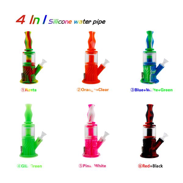 Стеклянные бонги воды Новые 4 в 1 Силиконовые стекла Dab Rig Нектар Коллектор Kit с титановым Tip
Стеклянные бонги воды Новые 4 в 1 Силиконовые стекла Dab Rig Нектар Коллектор Kit с титановым Tip