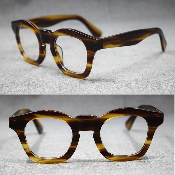 1960's japan handmade italy acetate eyeglass frames clear lens glasses myopia rx able full rim quality, Silver
1960's japan handmade italy acetate eyeglass frames clear lens glasses myopia rx able full rim quality, Silver