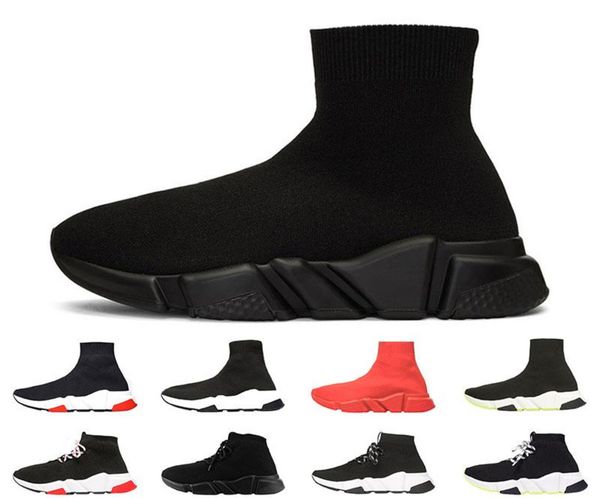 2020 мужчина дизайнерской обуви скорость тренер носки тройной черные белых блестки женщины плоских моды случайной платформа sports кроссовки, Black 
2020 мужчина дизайнерской обуви скорость тренер носки тройной черные белых блестки женщины плоских моды случайной платформа sports кроссовки, Black