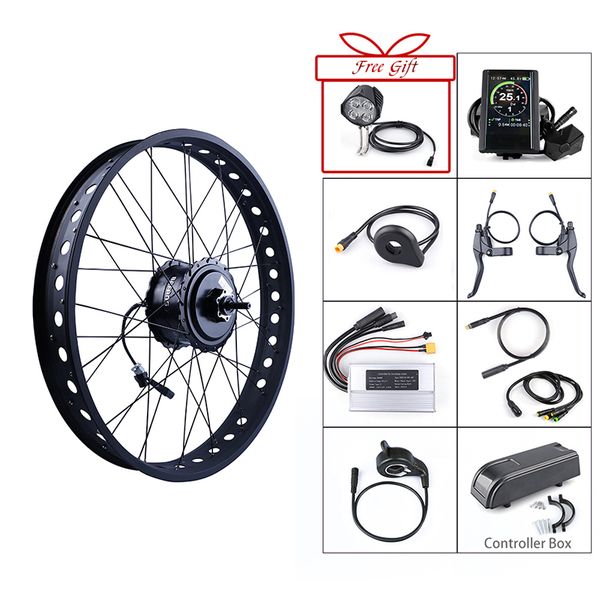 bafang 48v 750w rear hub motor brushless wheel drive electric bicycle conversion kits for 20' 26 inch cassette fat bike/ snowbike
bafang 48v 750w rear hub motor brushless wheel drive electric bicycle conversion kits for 20' 26 inch cassette fat bike/ snowbike