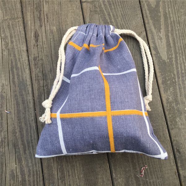 1pc cotton linen drawstring party gift bag coin phone key pouch yellow white check yile812c
1pc cotton linen drawstring party gift bag coin phone key pouch yellow white check yile812c
