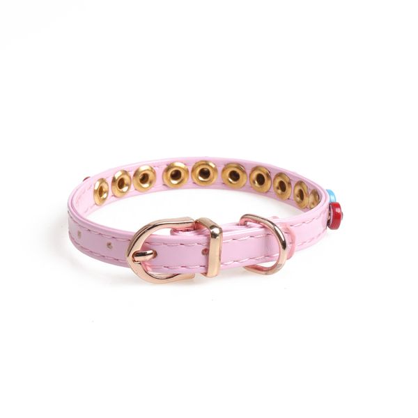 candy color pets small dogs/cats collars pu leather rhinestone neck strap adjustable puppy cat collar chihuahua kitten necklace
candy color pets small dogs/cats collars pu leather rhinestone neck strap adjustable puppy cat collar chihuahua kitten necklace