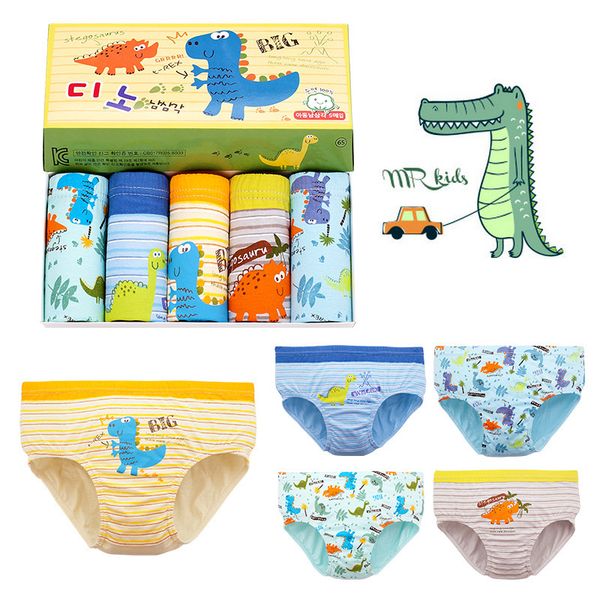 5pcs/lot triangle cotton boy panties cartoon pants dinosaur print comfort children's underwear comfortable breathable boxed, Black;white
5pcs/lot triangle cotton boy panties cartoon pants dinosaur print comfort children's underwear comfortable breathable boxed, Black;white