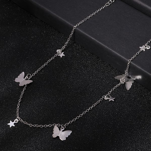 fashion alloy butterfly stars clavicle chain women long choker necklace pendant silver golden color necklaces pendants for gift, Golden;silver
fashion alloy butterfly stars clavicle chain women long choker necklace pendant silver golden color necklaces pendants for gift, Golden;silver