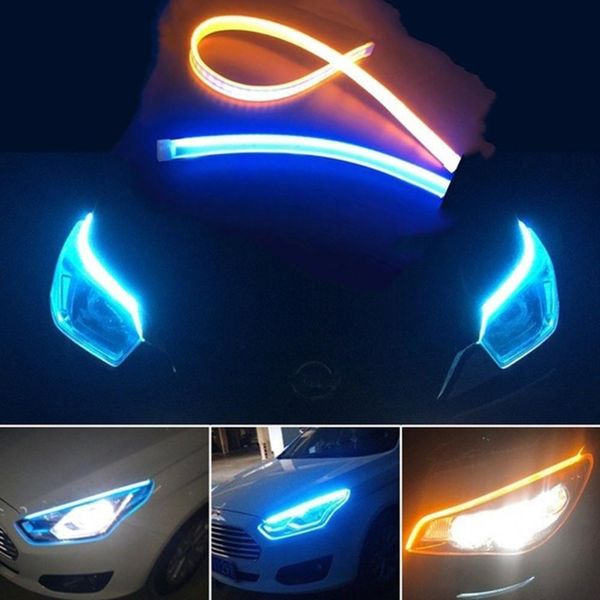 new 2pcs ultrafine cars drl led daytime running lights white turn signal yellow guide strip for headlight assembly drop shipping
new 2pcs ultrafine cars drl led daytime running lights white turn signal yellow guide strip for headlight assembly drop shipping