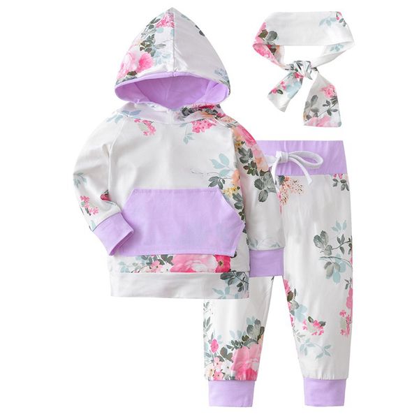 baby clothes spring casual floral print outfits set hooded sweatshirt + trousers & headband baby girls combed cotton coat full, White
baby clothes spring casual floral print outfits set hooded sweatshirt + trousers & headband baby girls combed cotton coat full, White