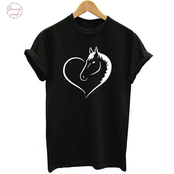 love heart horse printed t shirt women short sleeves fashion streetwear tee shirt female harauku clothes, White
love heart horse printed t shirt women short sleeves fashion streetwear tee shirt female harauku clothes, White