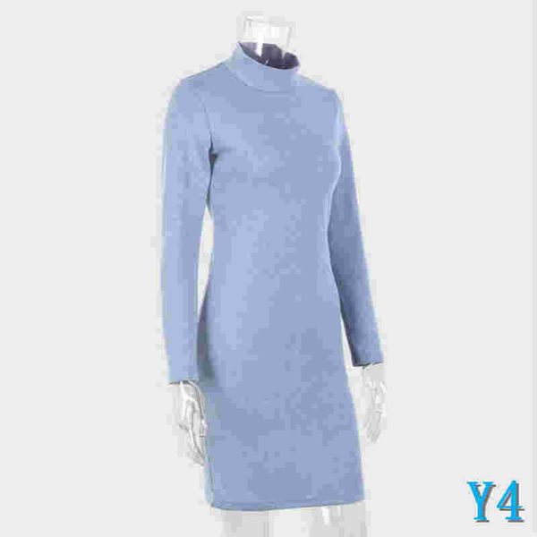 new blue knitted vintage dress 2020 women fall winter slim bodycon vestidos long sleeve o-neck turtleneck fit party dressesy4, Black;gray
new blue knitted vintage dress 2020 women fall winter slim bodycon vestidos long sleeve o-neck turtleneck fit party dressesy4, Black;gray