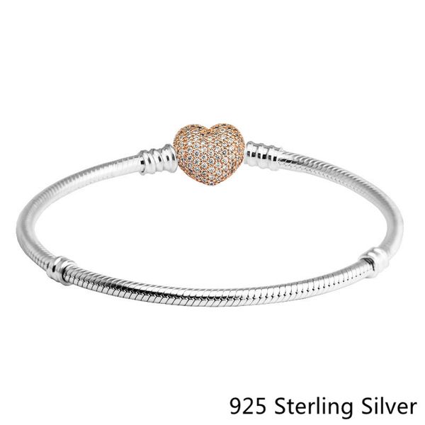ckk 925 sterling silver rose heart clasp bracelets for women original fashion jewelry making anniversary gift, Golden;silver
ckk 925 sterling silver rose heart clasp bracelets for women original fashion jewelry making anniversary gift, Golden;silver