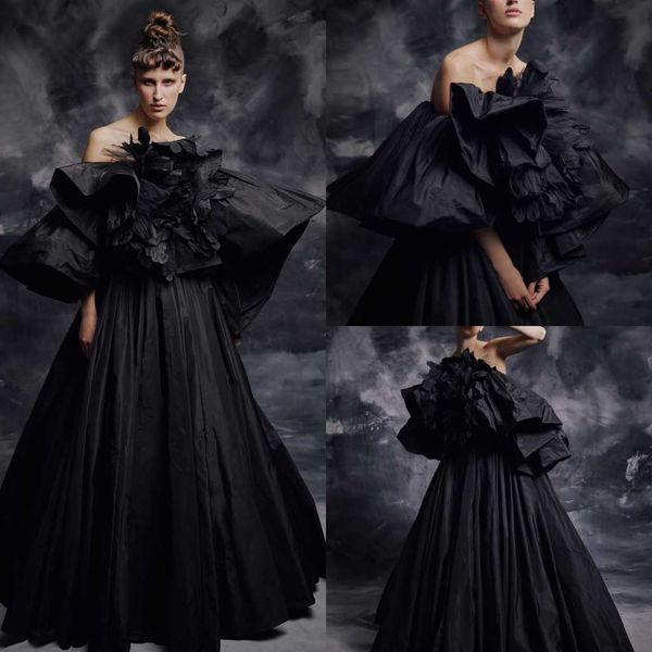 2020 modest krikor jabotian off shoulder sleeveless a line evening dresses ruffles hand made flower formal dresses sweep train party gown, Black;red
2020 modest krikor jabotian off shoulder sleeveless a line evening dresses ruffles hand made flower formal dresses sweep train party gown, Black;red