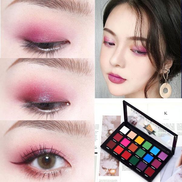 18 colors glitter eyeshadow pallete nude matte eye shadow powder waterproof mineral pigment eyes cosmetics makeup palette
18 colors glitter eyeshadow pallete nude matte eye shadow powder waterproof mineral pigment eyes cosmetics makeup palette