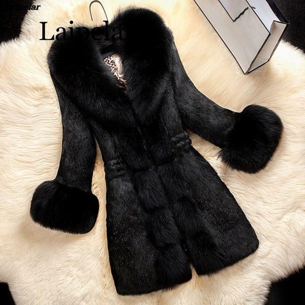 laipelar women winter coat faux fur thick warm elegant black long outwear solid 2020 fashion chic female overcoat for girl
laipelar women winter coat faux fur thick warm elegant black long outwear solid 2020 fashion chic female overcoat for girl