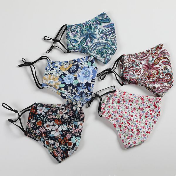 floral print mask breathable anti dust face mask reusable gril and women no filter designer masks t2i51143 
floral print mask breathable anti dust face mask reusable gril and women no filter designer masks t2i51143