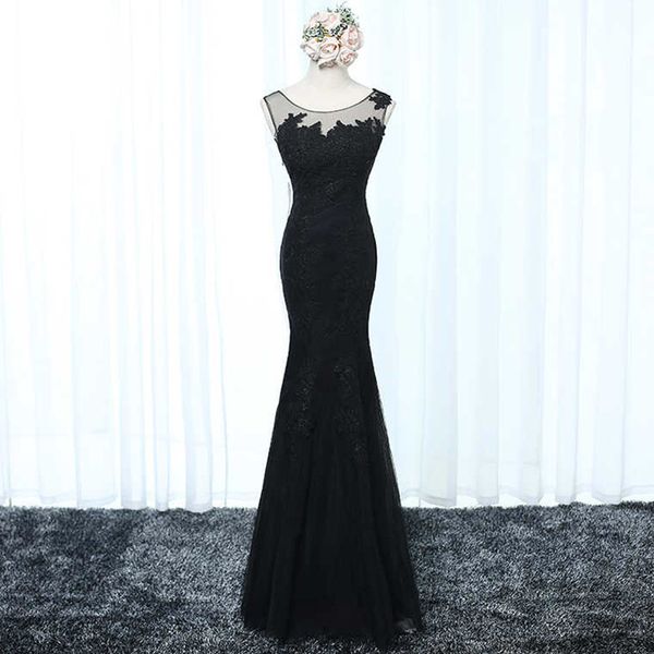 jewel neck tulle with lace mermaid evening dresses gown 2020 floor length prom dress robe soiree, Black;red
jewel neck tulle with lace mermaid evening dresses gown 2020 floor length prom dress robe soiree, Black;red