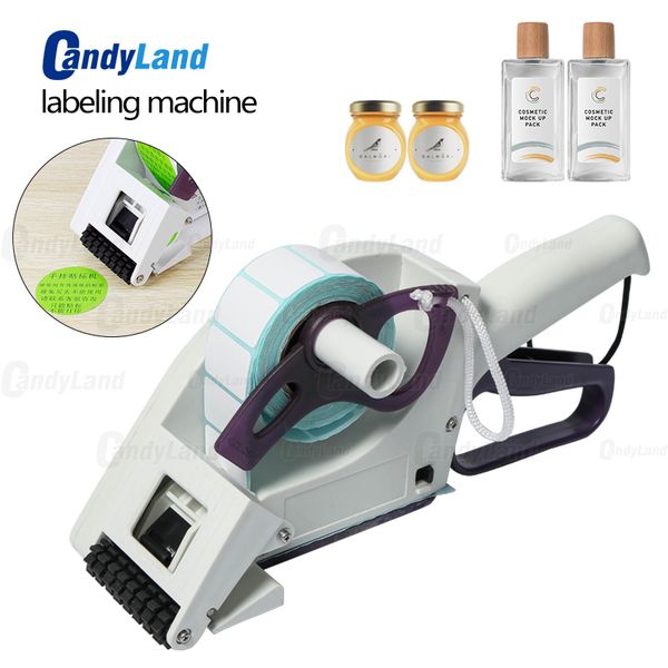 candyland semi-automatic round bottle adhesive sticker manual packing labeling machine handheld price tag labeller flat labeller
candyland semi-automatic round bottle adhesive sticker manual packing labeling machine handheld price tag labeller flat labeller