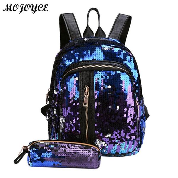 2pcs/set new sequins backpack new teenage girls fashion bling rucksack students school bag with pencil case clutch mochilas
2pcs/set new sequins backpack new teenage girls fashion bling rucksack students school bag with pencil case clutch mochilas