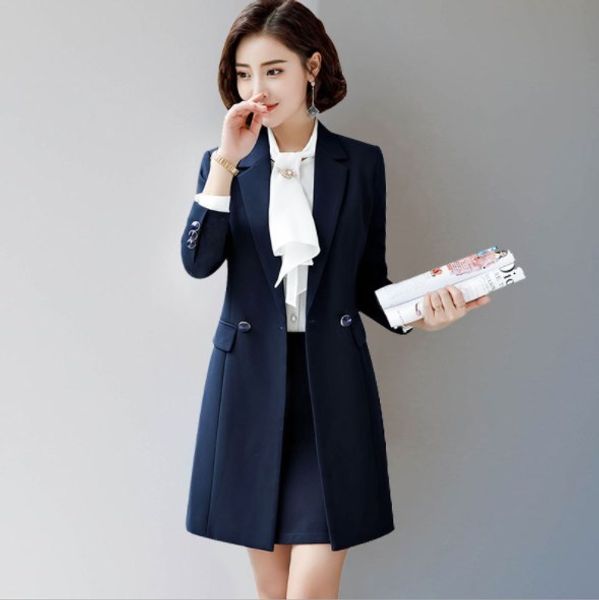 office ladies work wear skirt suit with double breasted long blazer and mini skirt black blue red women skirts suit 2 pieces set, White;black
office ladies work wear skirt suit with double breasted long blazer and mini skirt black blue red women skirts suit 2 pieces set, White;black