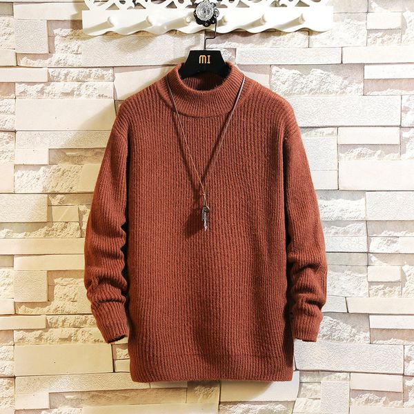 men fashion solid knitted wool sweaters spring autumn warm turtleneck sweater casual male collar fashion cotton clothes, White;black
men fashion solid knitted wool sweaters spring autumn warm turtleneck sweater casual male collar fashion cotton clothes, White;black