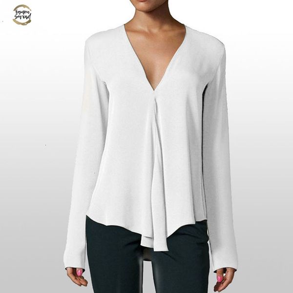 korean style blouses shirts fashion long sleeve white shirts v neck loose women plus size female chiffon clothing
korean style blouses shirts fashion long sleeve white shirts v neck loose women plus size female chiffon clothing