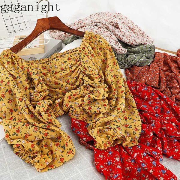 gaganight sweet women chiffon short blouse long sleeve square collar chic fashion spring summer shirts draped retro blusas, White
gaganight sweet women chiffon short blouse long sleeve square collar chic fashion spring summer shirts draped retro blusas, White