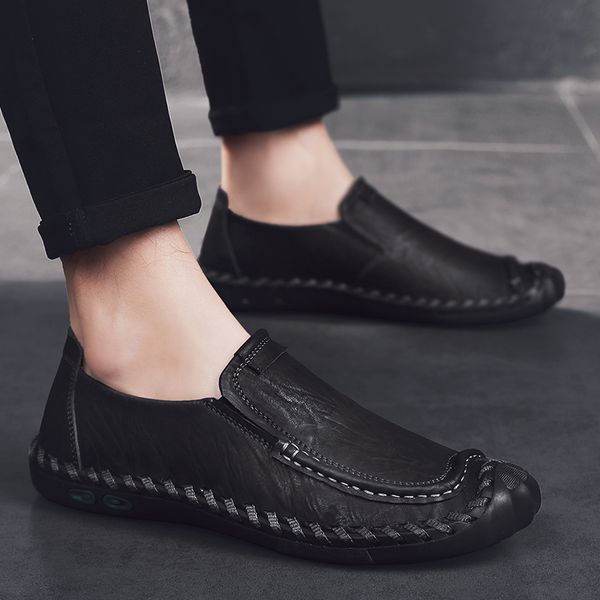 loafer suede leather boat shoes breathable male casual flats loafers handmade new fashion spring men driving shoes, Black
loafer suede leather boat shoes breathable male casual flats loafers handmade new fashion spring men driving shoes, Black