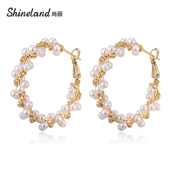 shineland geometric round simulated pearl clip earrings piercing women minimalist jewelry girls party engagement jewelry 2019, Silver
shineland geometric round simulated pearl clip earrings piercing women minimalist jewelry girls party engagement jewelry 2019, Silver