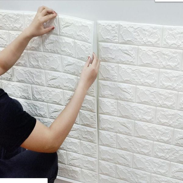

77cmx70cm self-adhesive veneer pe wallpaper stripping and pasting wallboard is suitable for tv wall sofa background wall decorat