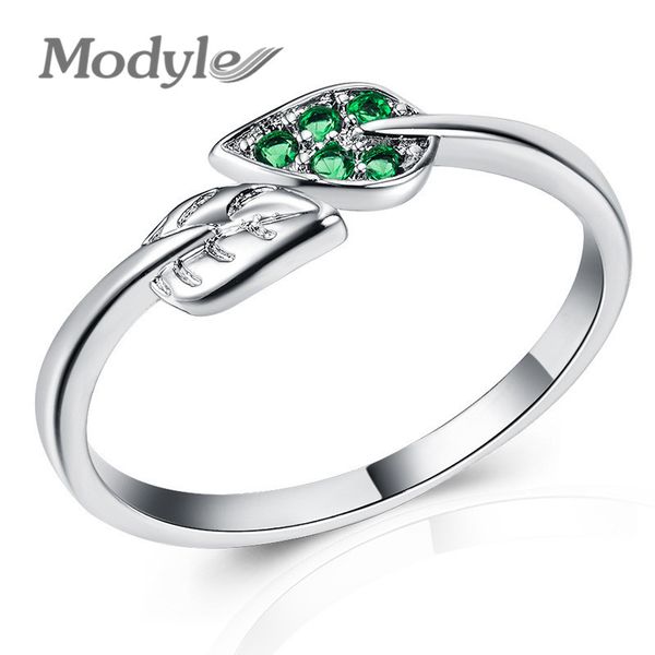 modyle 2018 silver color dancing leaves leaf green dazzling cz finger rings for women engagement jewelry anel gift, Slivery;golden
modyle 2018 silver color dancing leaves leaf green dazzling cz finger rings for women engagement jewelry anel gift, Slivery;golden