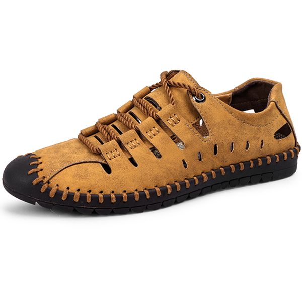 big size leather men sandals shoes summer male water shoes rubber soft men slippers outdoor beach closed toe, Black
big size leather men sandals shoes summer male water shoes rubber soft men slippers outdoor beach closed toe, Black