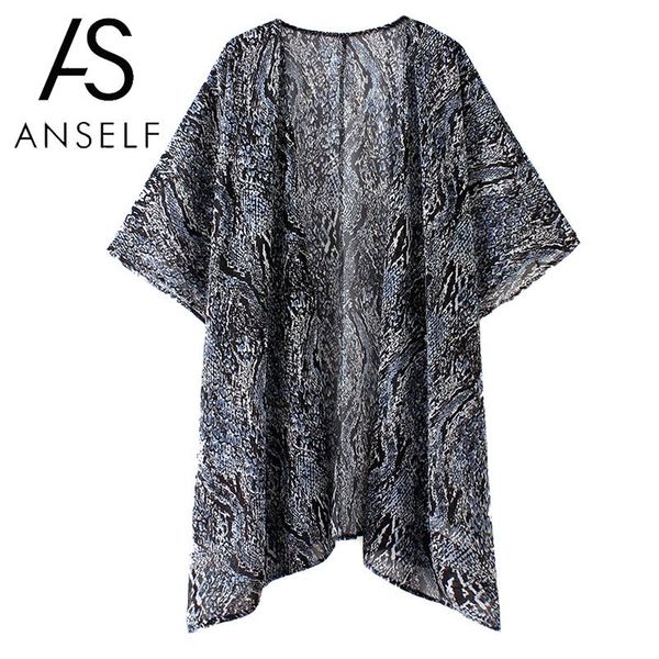 anself plus size kimono cardigan womens and blouses vintage snake print ladies 3/4 sleeve blouses woman clothes 2019, White
anself plus size kimono cardigan womens and blouses vintage snake print ladies 3/4 sleeve blouses woman clothes 2019, White