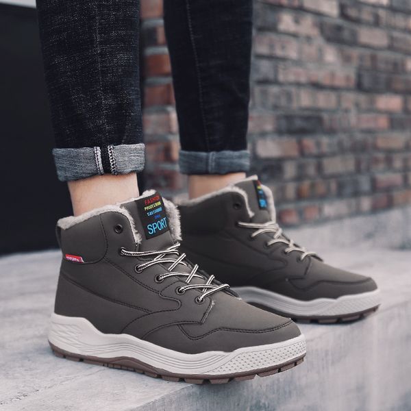 men shoes combat cowboy ankle boots snow winter work indestructible army brown plus size slip resistant sneakers warm, Black
men shoes combat cowboy ankle boots snow winter work indestructible army brown plus size slip resistant sneakers warm, Black