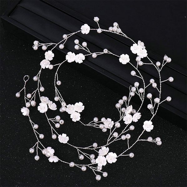 elegant women wedding hair jewelry accessories simulated pearl flower brides headband long hairband headpiece tiara and crown bh, Golden;white
elegant women wedding hair jewelry accessories simulated pearl flower brides headband long hairband headpiece tiara and crown bh, Golden;white